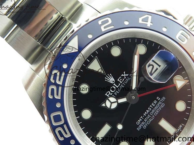 0412 GMT Master II 126710 BLRO 904L SS MIF 1:1 Best Edition on Oyster Bracelet SA3186 CHS Cozy 2553